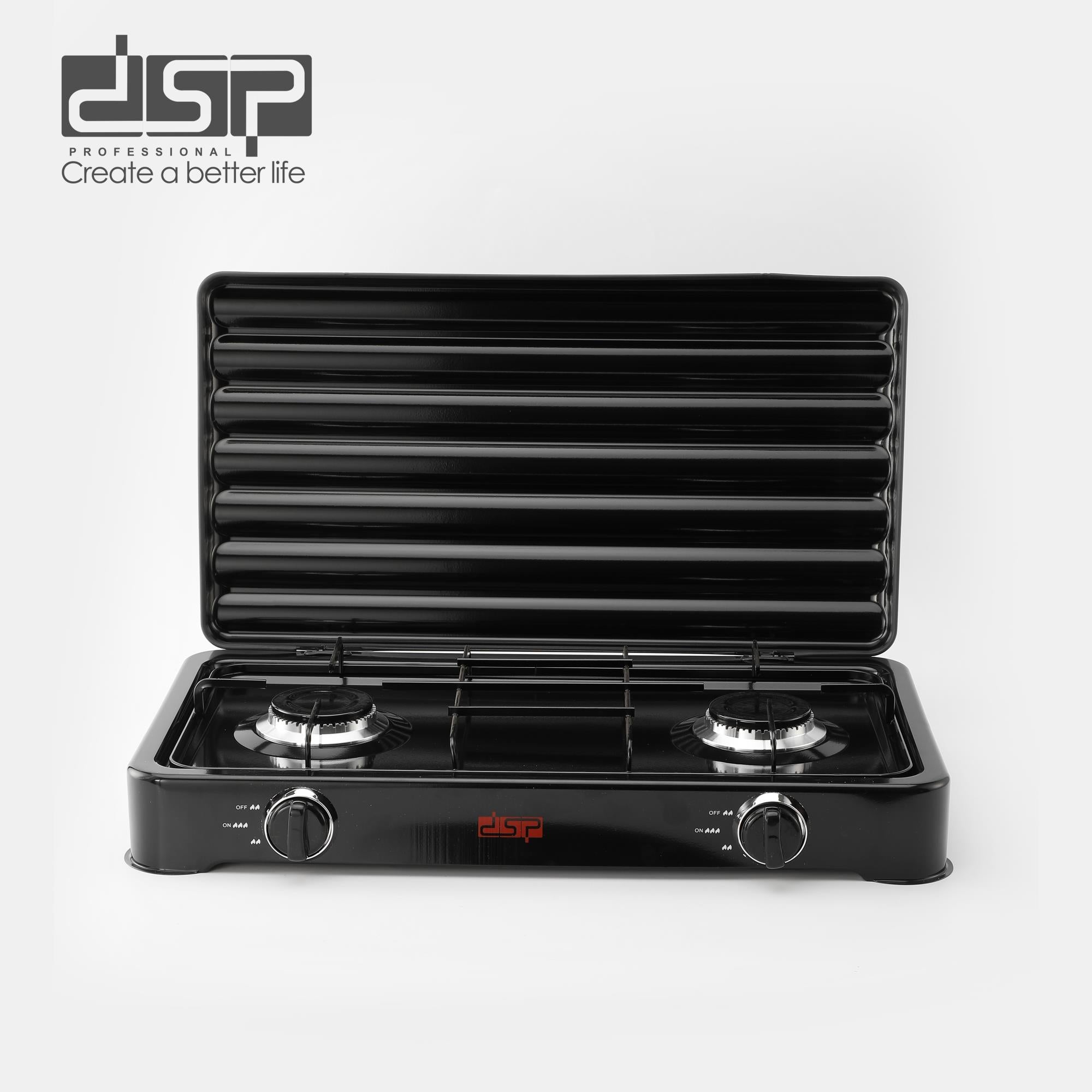موقد غاز DSP KD5073 – شعلة مزدوجة 2200W + 2200W