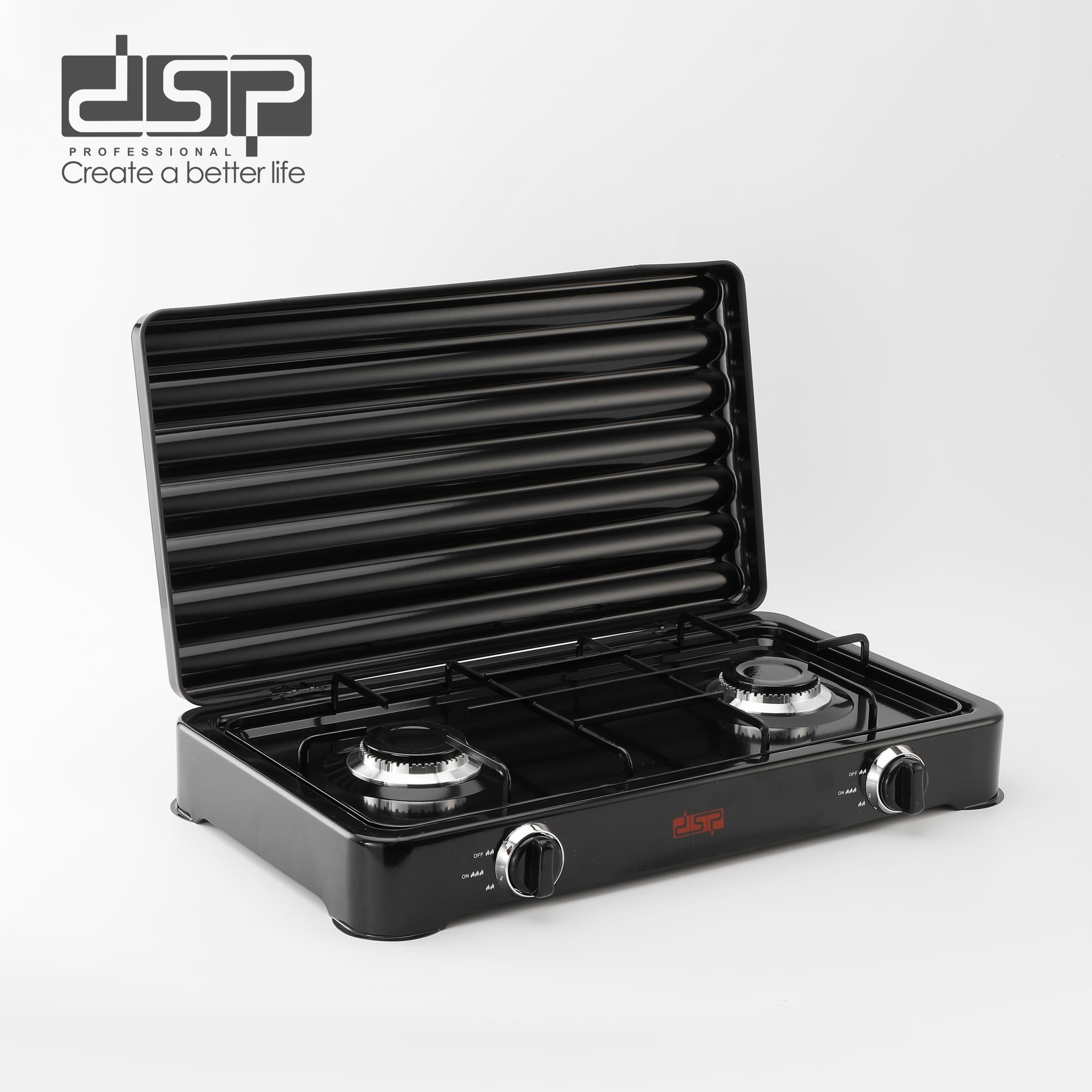 موقد غاز DSP KD5073 – شعلة مزدوجة 2200W + 2200W
