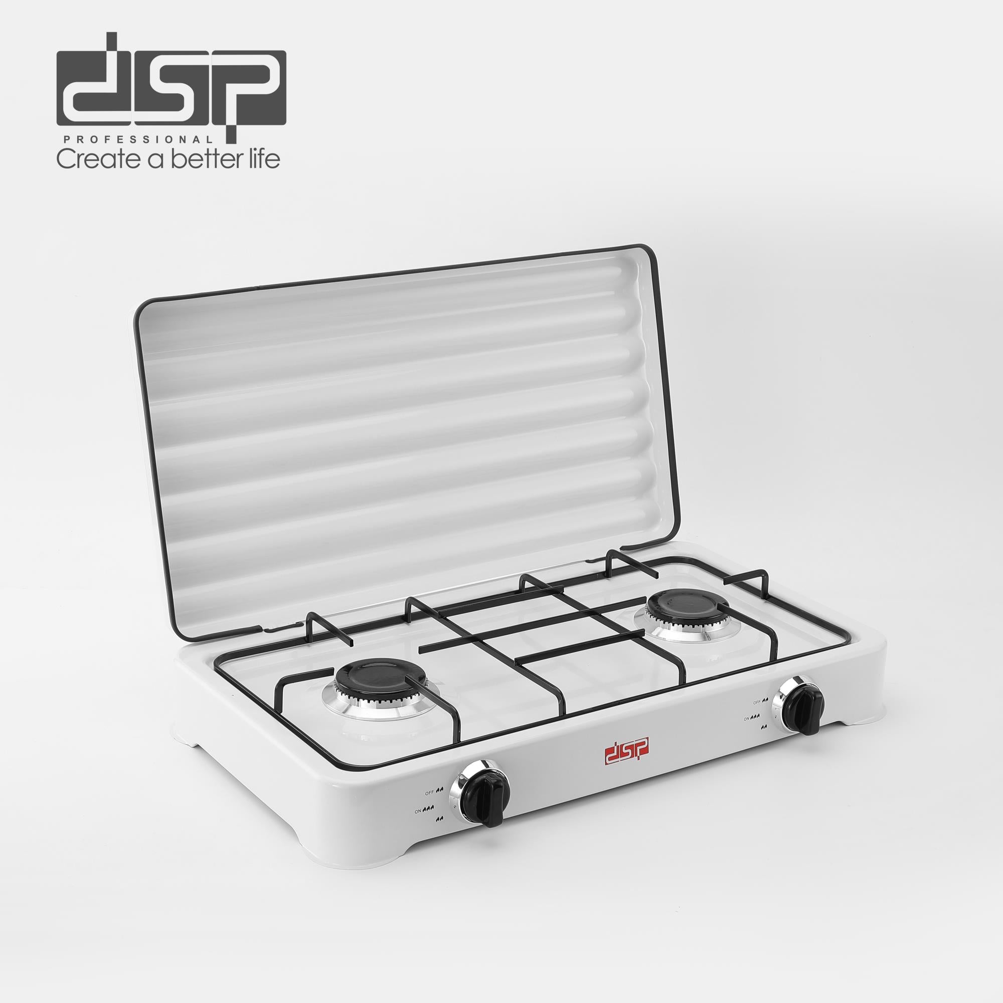 موقد غاز DSP KD5073 – شعلة مزدوجة 2200W + 2200W