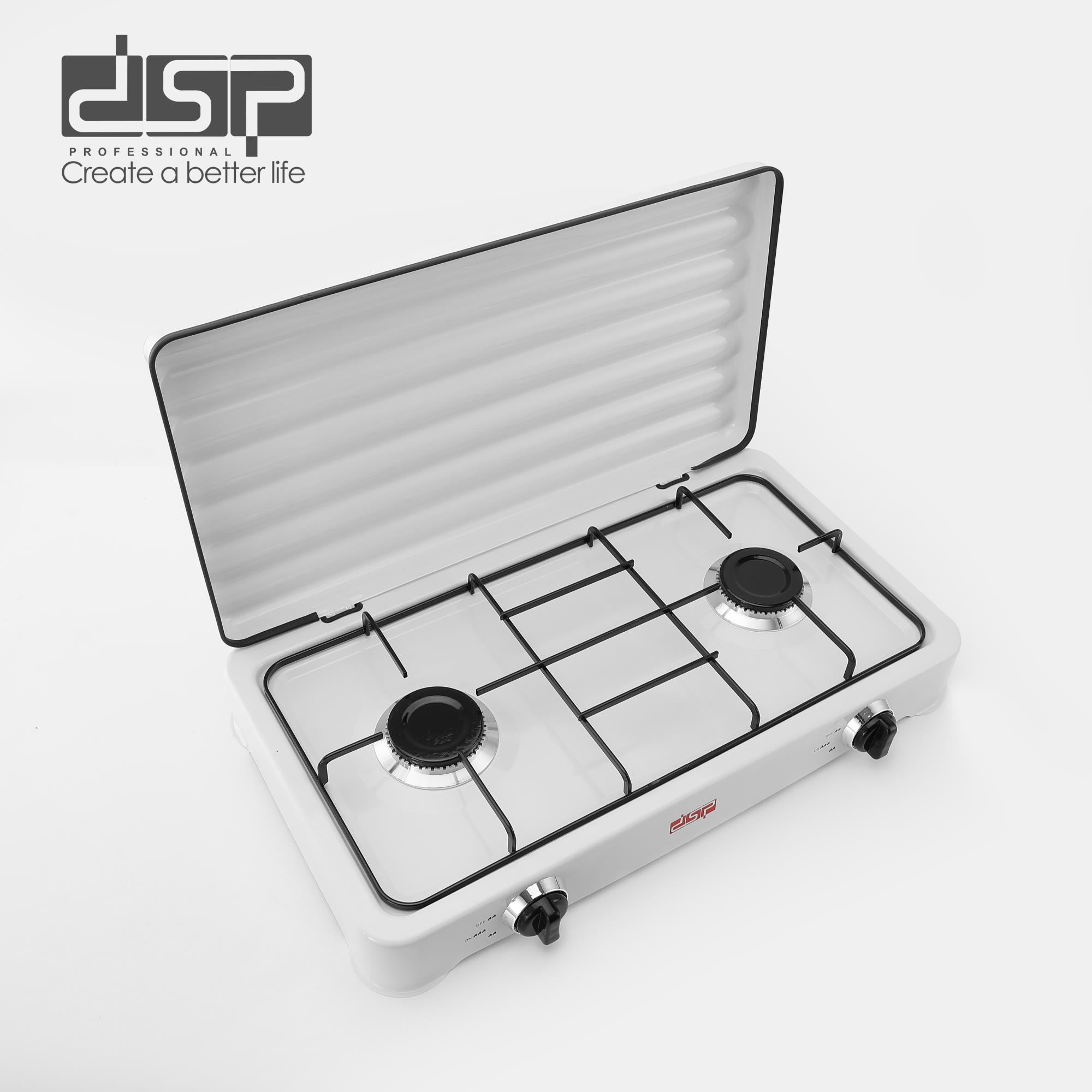 موقد غاز DSP KD5073 – شعلة مزدوجة 2200W + 2200W
