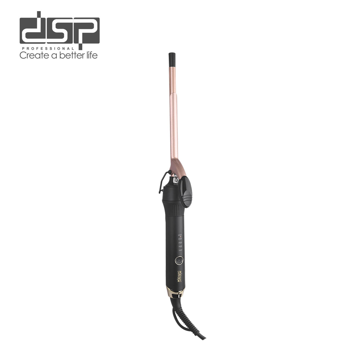 مكواة تجعيد DSP 20105 – أنبوب سيراميك 9 مم بضبط للحرارة