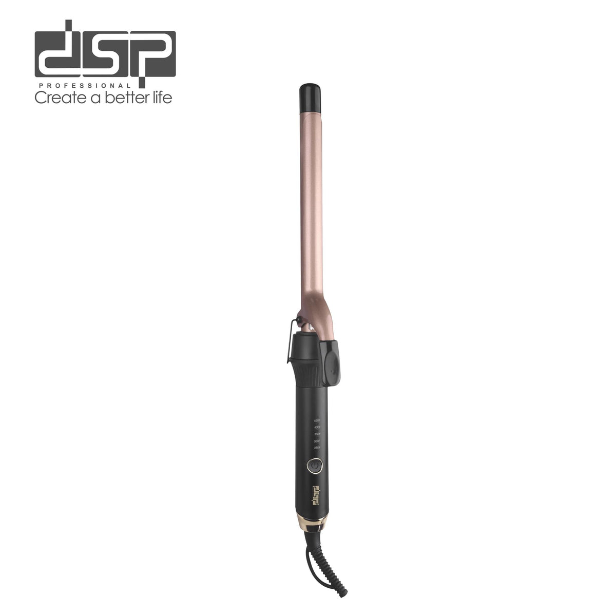 مكواة تجعيد DSP 20108 – أنبوب سيراميك 25 مم بضبط للحرارة