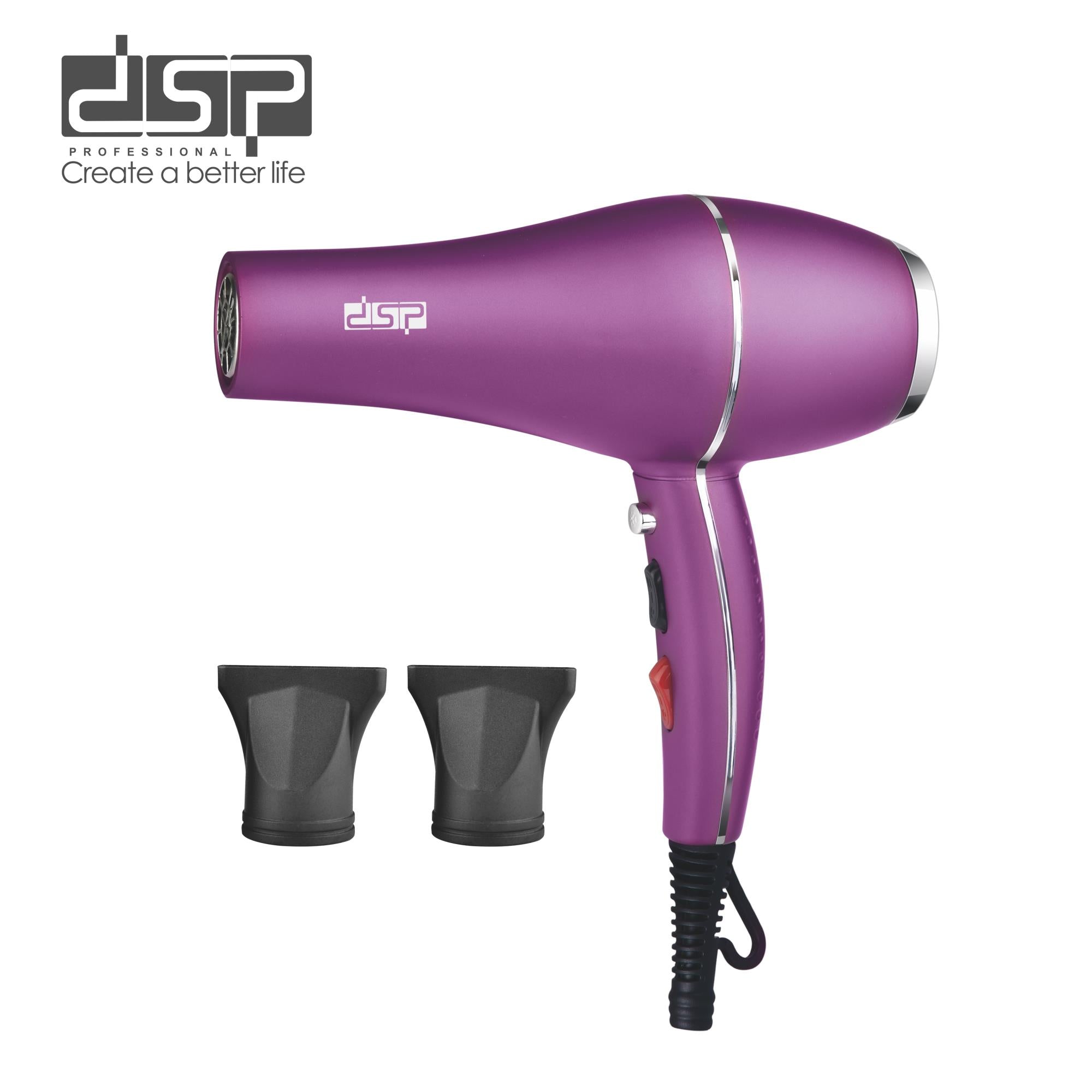 Hair Dryer 1250 Watts – 13500 RPM – 2 Heat / 2 Speed – DSP 30249