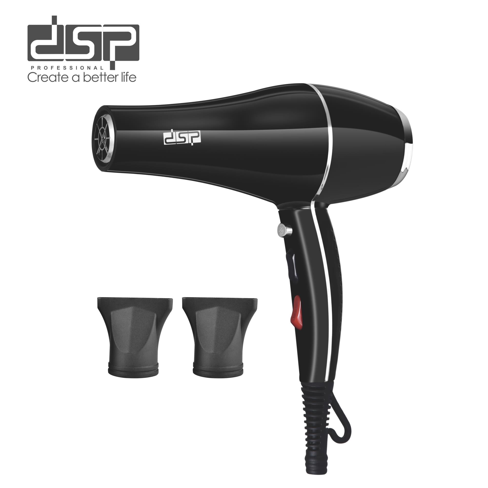 Hair Dryer 1250 Watts – 13500 RPM – 2 Heat / 2 Speed – DSP 30249