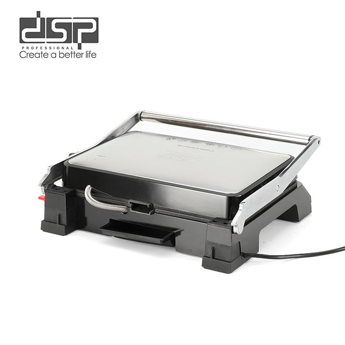 شواية كهربائية DSP KB1112 – 2200 وات بسطح 34×24 سم وصينية تنقيط