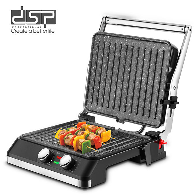 شواية كهربائية DSP KB1114 – 2200 وات بمؤقت 30 دقيقة وصينية تنقيط