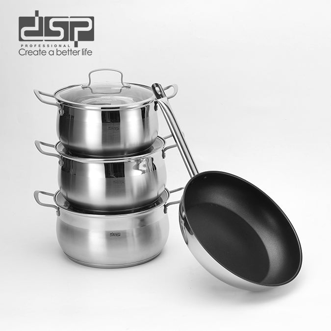 طقم أواني ستانلس ستيل DSP CS006-S01 – صورة 4
