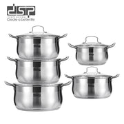 Stainless Steel Cookware Set 10-Piece Multi-Size | CS006-S02 | DSP | Image 1