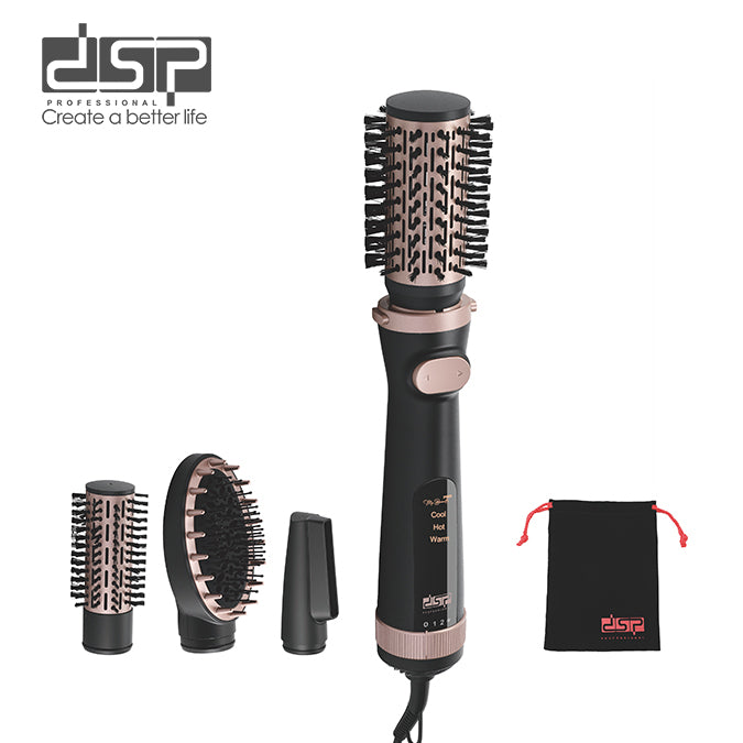 استشوار وفرشاة تصفيف دوّارة 6 في 1 DSP 50305 – 1200 وات بشاشة LED
