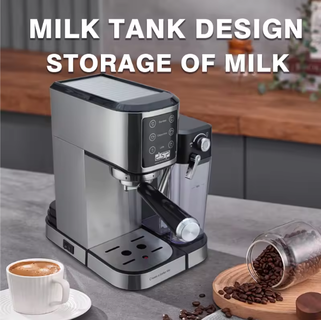 ماكينة إسبريسو 20 بار بشاشة لمس – 1350 وات – DSP KA3104