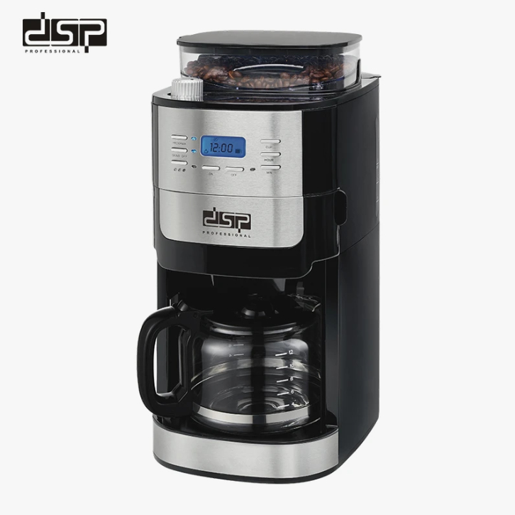 ماكينة قهوة 2 في 1 بطاحونة مدمجة – 1000 وات – DSP KA3055