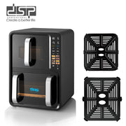 DSP Dual Air Fryer – 1300W Top + 1500W Bottom – 12L Capacity (5 + 7L) – Model KB2197