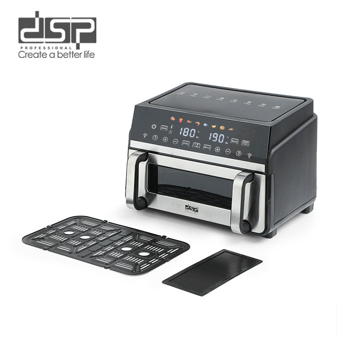 قلاية هوائية DSP – 2200 وات – سعة 11 لتر – درج مزدوج + فاصل – شاشة LED – موديل KB2200