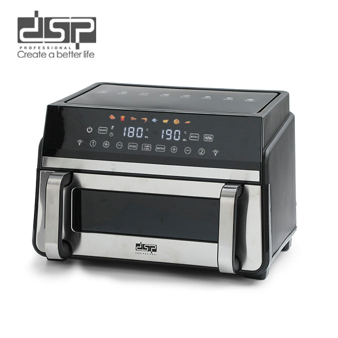 قلاية هوائية DSP – 2200 وات – سعة 11 لتر – درج مزدوج + فاصل – شاشة LED – موديل KB2200