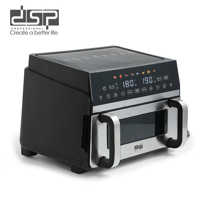قلاية هوائية DSP – 2200 وات – سعة 11 لتر – درج مزدوج + فاصل – شاشة LED – موديل KB2200