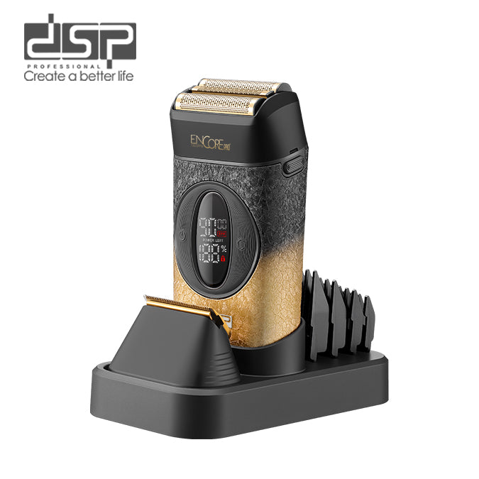 ماكينة حلاقة شبكية 3 في 1 DSP 60822 – رأس تشذيب و4 أمشاط وقاعدة شحن