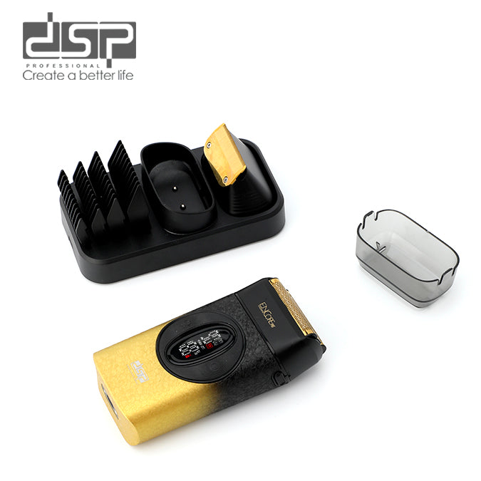 ماكينة حلاقة شبكية 3 في 1 DSP 60822 – رأس تشذيب و4 أمشاط وقاعدة شحن