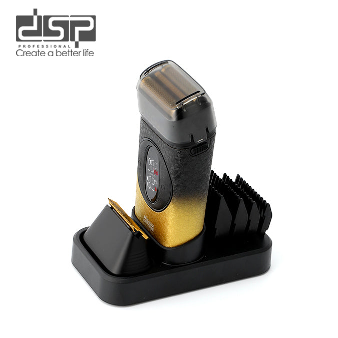 ماكينة حلاقة شبكية 3 في 1 DSP 60822 – رأس تشذيب و4 أمشاط وقاعدة شحن