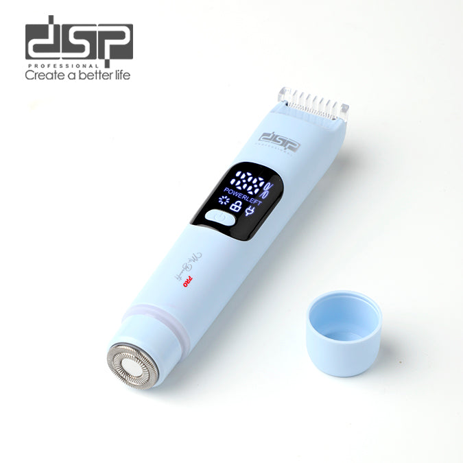 ماكينة تشذيب الجسم برأسين DSP 60838 – مقاومة للماء IPX4 بشاشة LED
