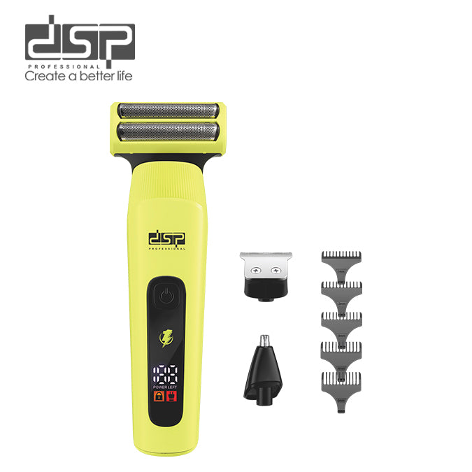 طقم حلاقة 3 في 1 DSP 92049T – شعر ولحية وأنف ببطارية 3 ساعات
