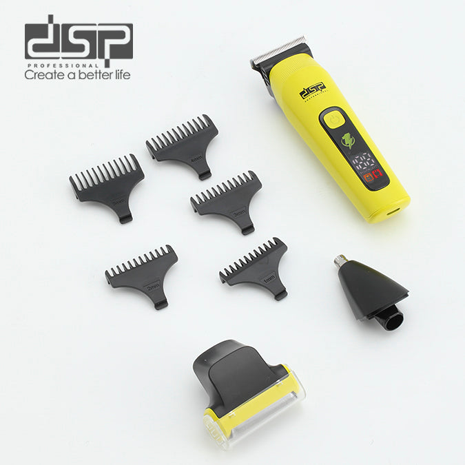 طقم حلاقة 3 في 1 DSP 92049T – شعر ولحية وأنف ببطارية 3 ساعات – صورة 2