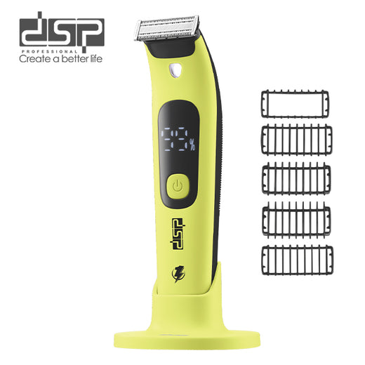 ماكينة حلاقة DSP 60332T – مقاومة للماء IPX7 وشاشة LED مع قاعدة شحن