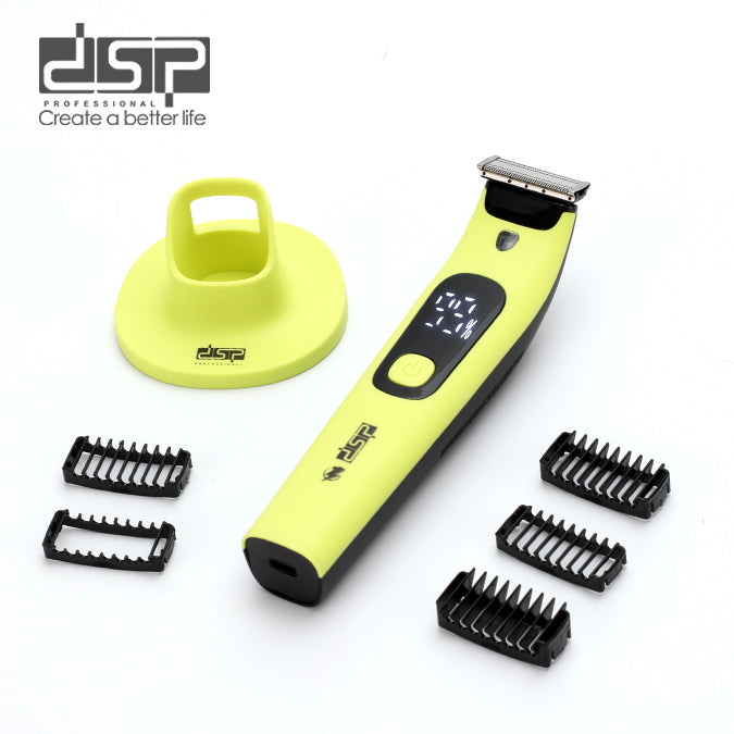 ماكينة حلاقة DSP 60332T – مقاومة للماء IPX7 وشاشة LED مع قاعدة شحن – صورة 3