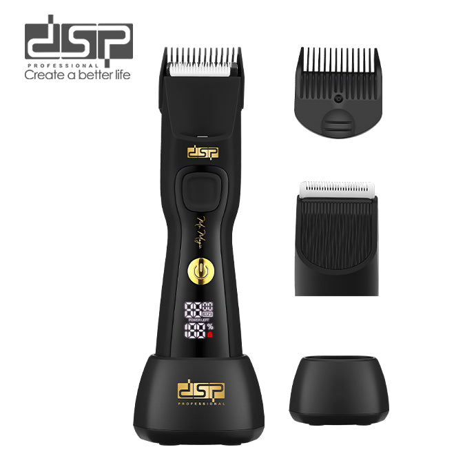 ماكينة تشذيب الجسم DSP 60858 – سرعتان ومقاومة للماء IPX6 بقاعدة شحن