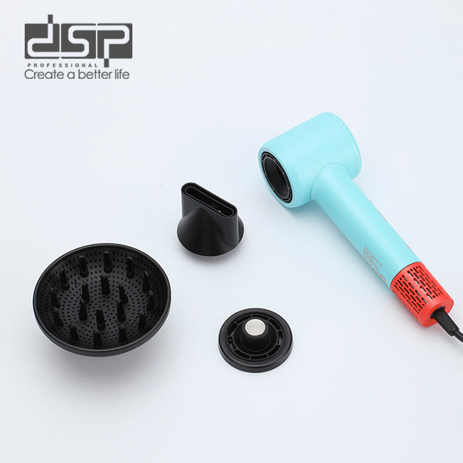 سيشوار شعر BLDC عالي السرعة 1600 وات – 110000 RPM – 4 حرارة وشاشة LED – DSP 30969 – صورة 3
