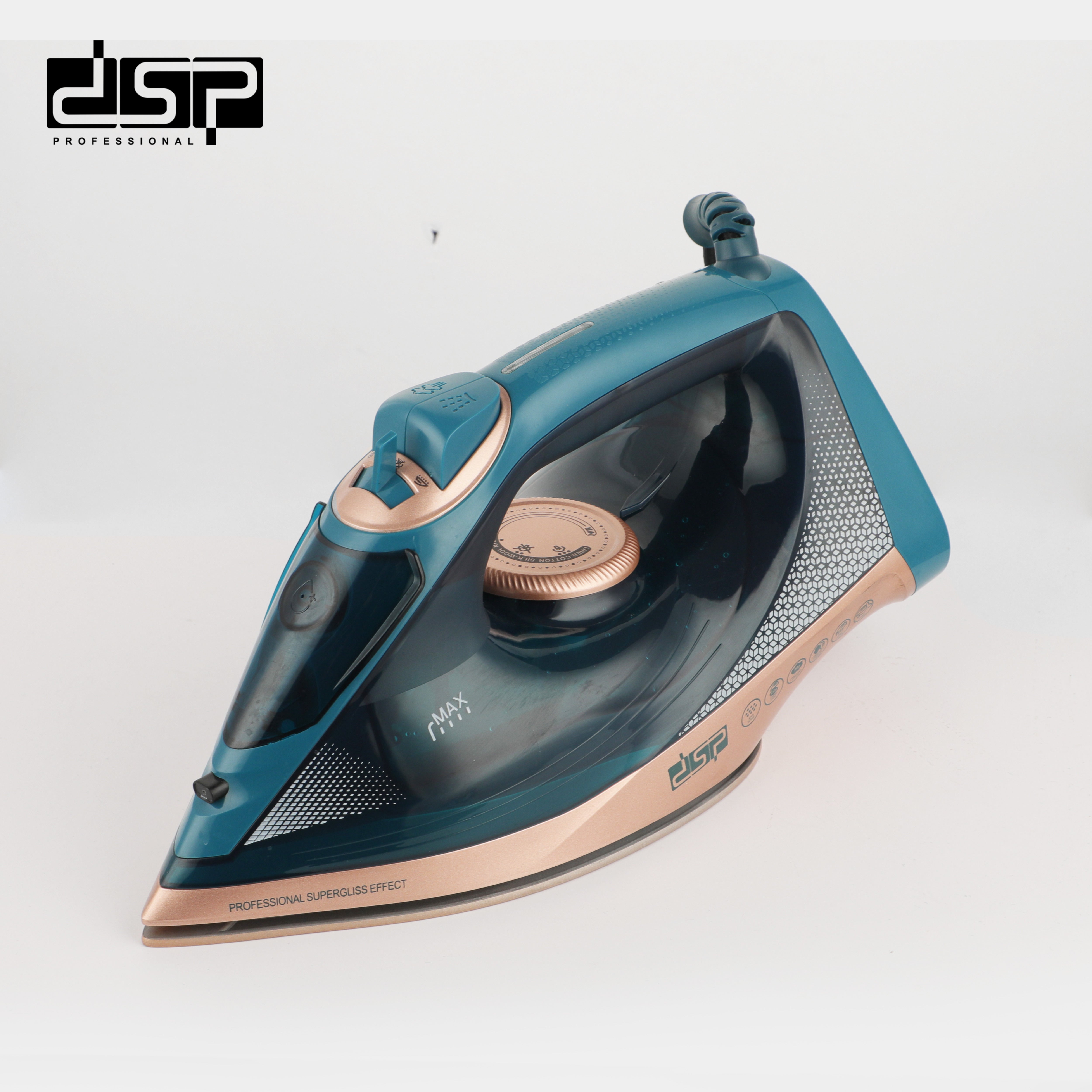 Steam Clothes Iron DSP KD1351 – 2200 Watts – Light Indicator and Large Capacity