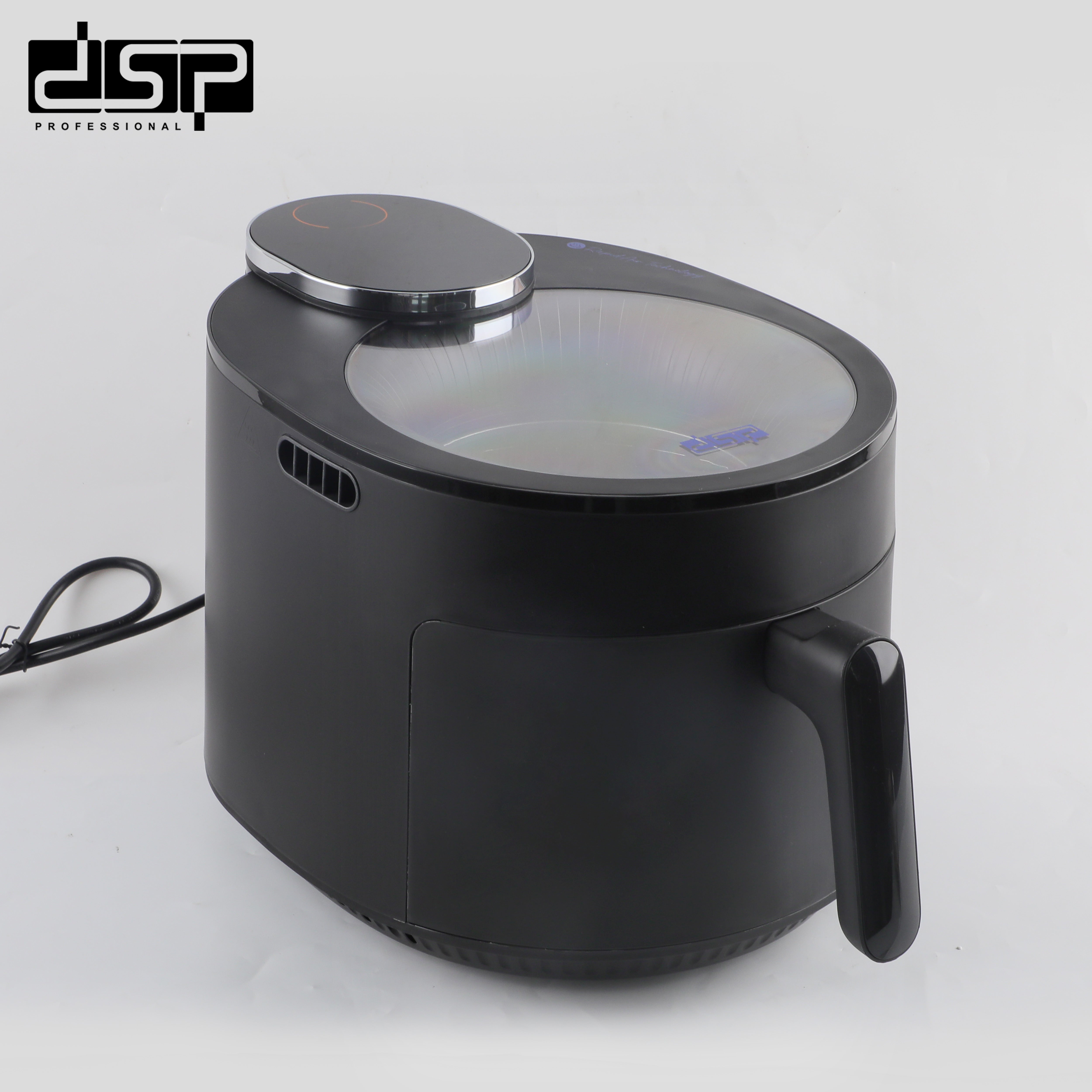 قلاية هوائية DSP KB2178 ديجيتال – 1500 وات بسعة 5 لتر بنافذة رؤية علوية