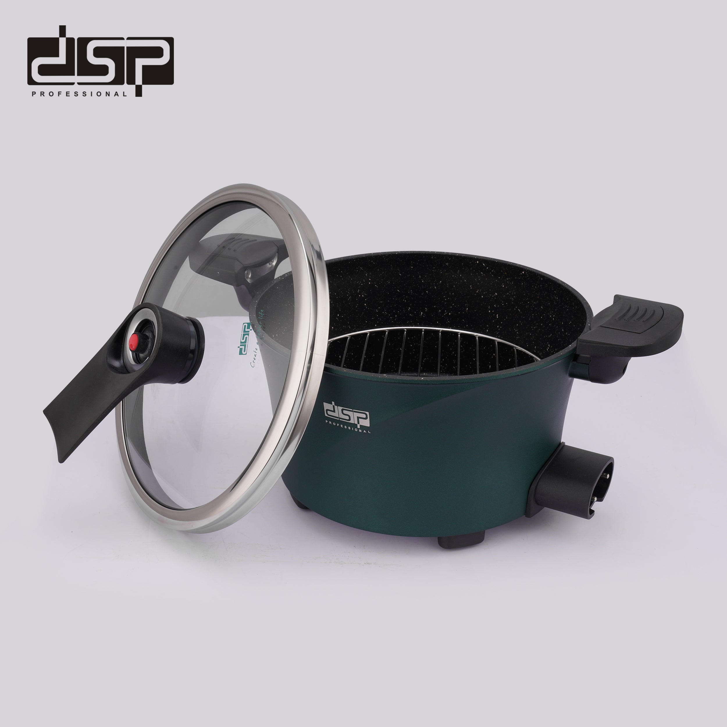 حلة ضغط كهربائية DSP KB5009 – 4.5 لتر – 1350 وات – قطر 24 سم