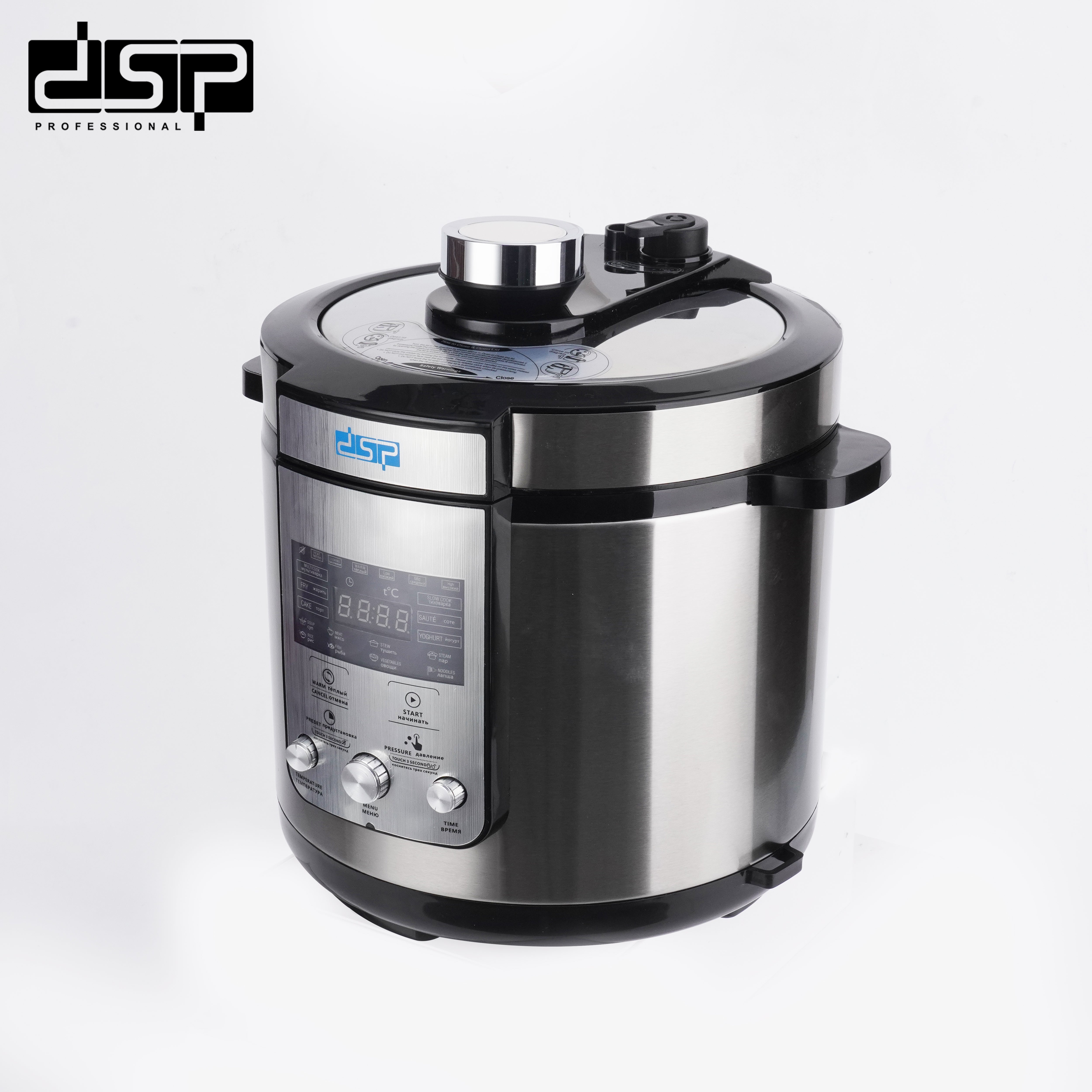 حلة ضغط كهربائية DSP KB5027 – 6 لتر – 1000 وات – 14 برنامج طهي