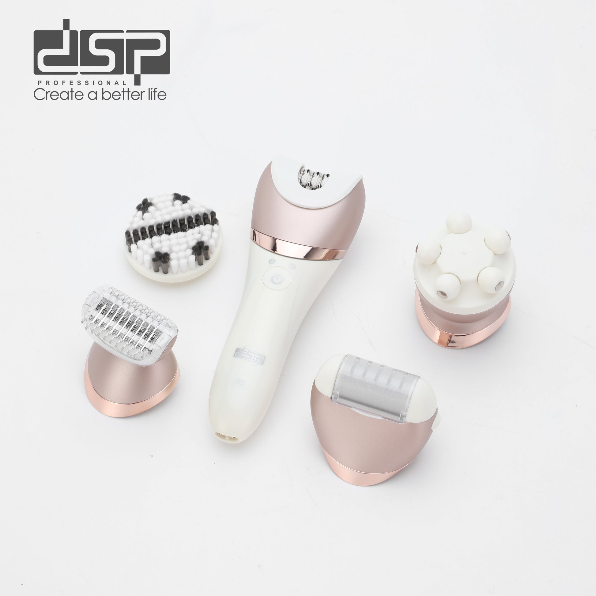 ماكينة إزالة الشعر 5 في 1 DSP 70019U – مقاومة للماء Wet & Dry – صورة 2
