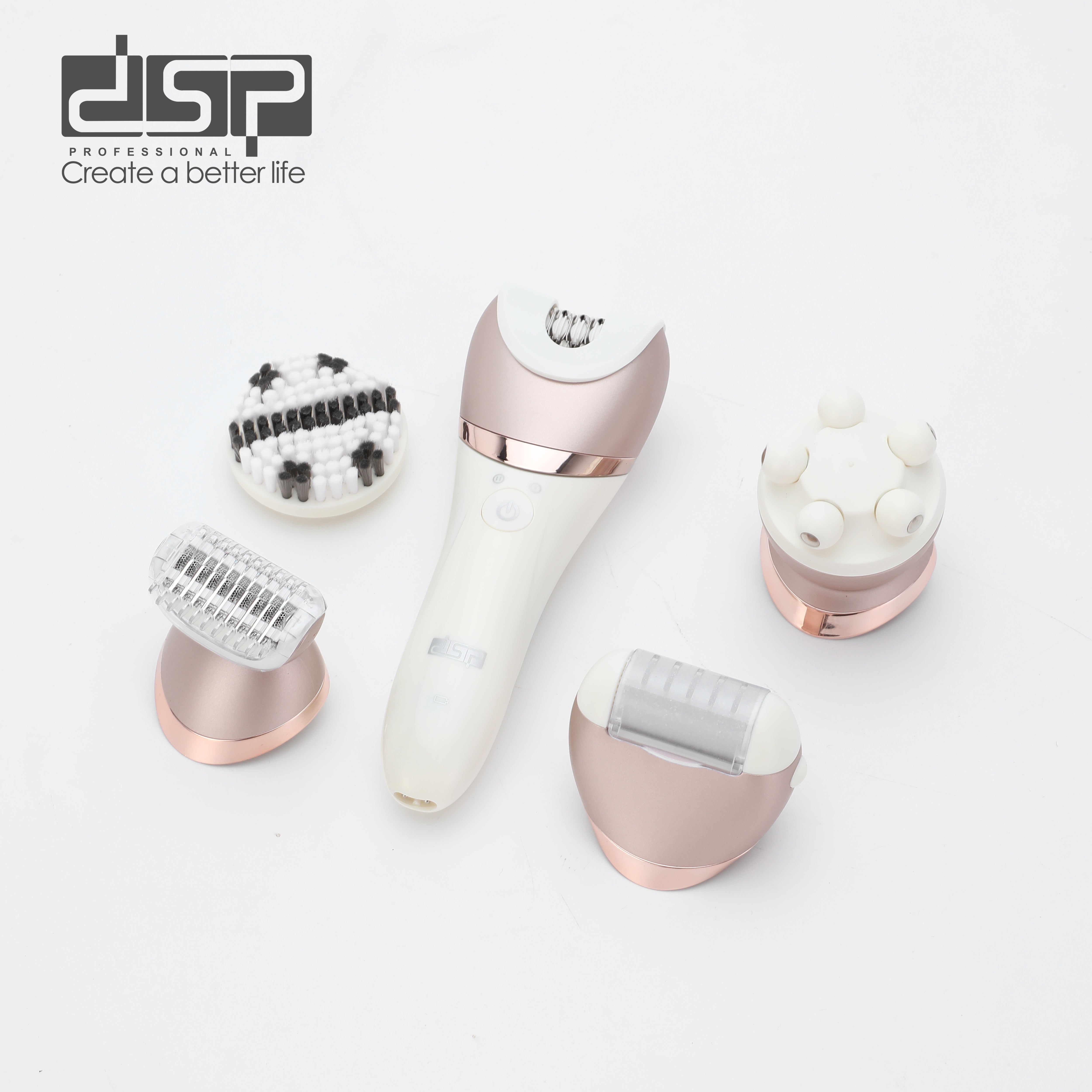 ماكينة إزالة الشعر 5 في 1 DSP 70019U – مقاومة للماء Wet & Dry
