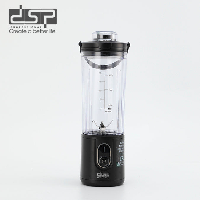 خلاط محمول DSP KJ2206 بقوة 110 وات – سعة 400 مل – 6 شفرات ستانلس ستيل – USB