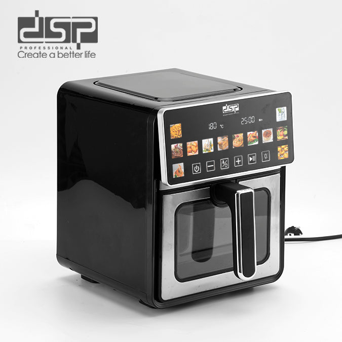 قلاية هوائية 6 لتر بنافذة شفافة – 1400 وات – شاشة لمس – DSP KB2205 – صورة 4