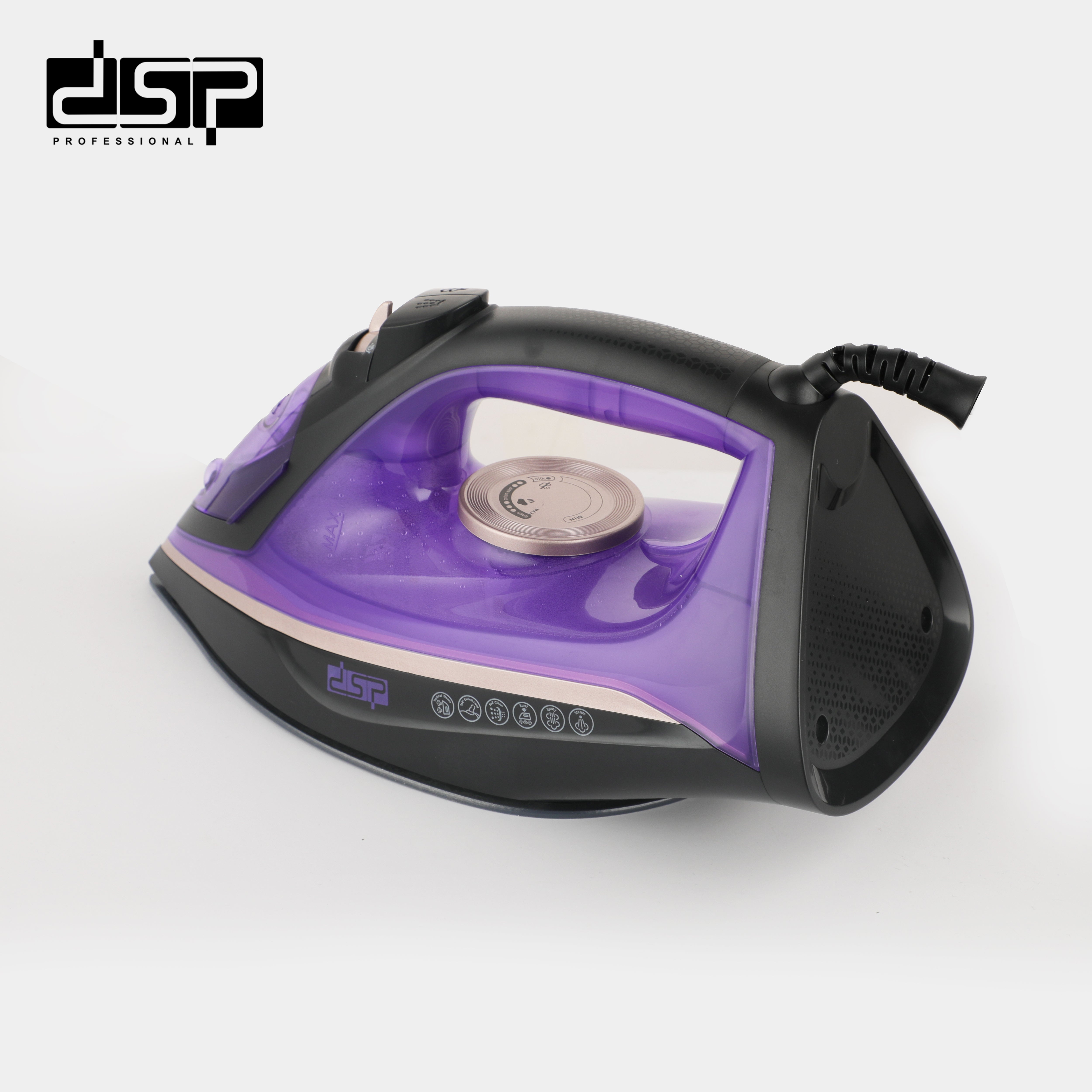 مكواة ملابس بخار DSP KD1352 – 2200 وات – سعة كبيرة وأداء قوي – صورة 3