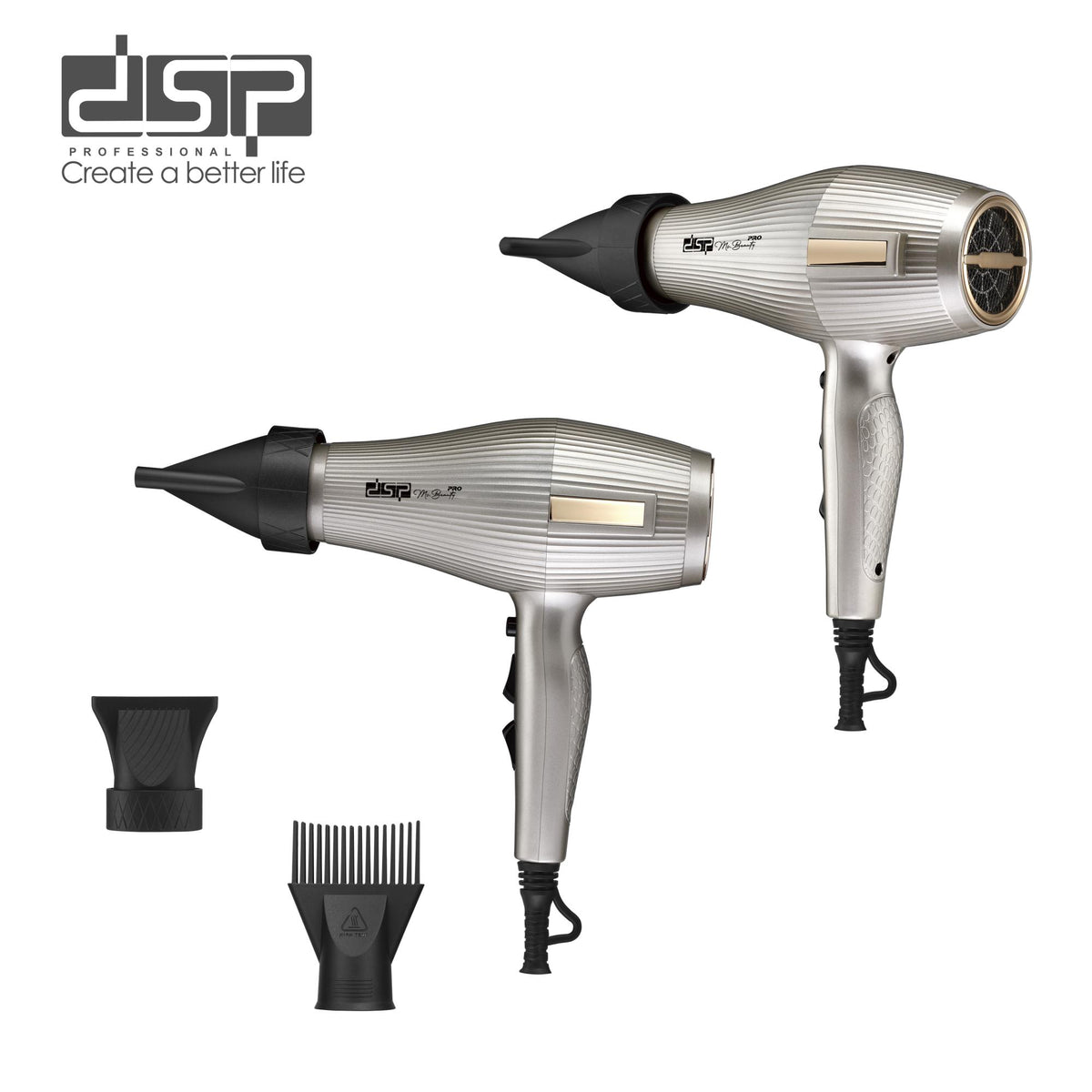 استشوار شعر احترافي DSP 37173 – 1600 وات بموتور نحاس وزر هواء بارد