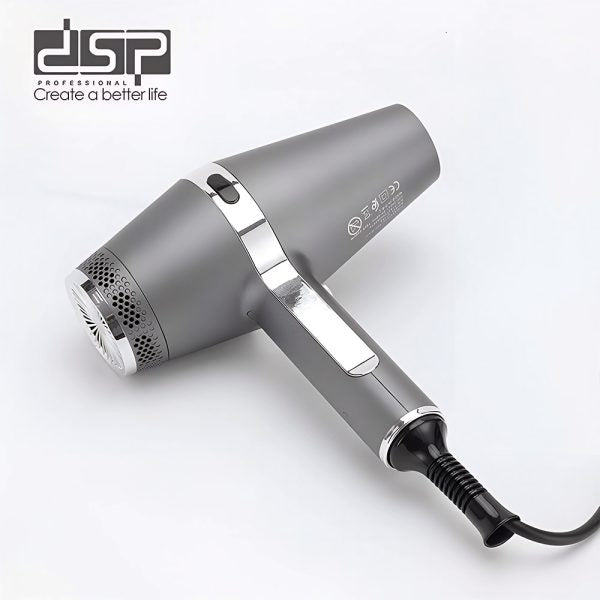 سيشوار باربر احترافي 2200 وات – 19200 RPM – هواء بارد وفلتر قابل للفك – DSP 37204