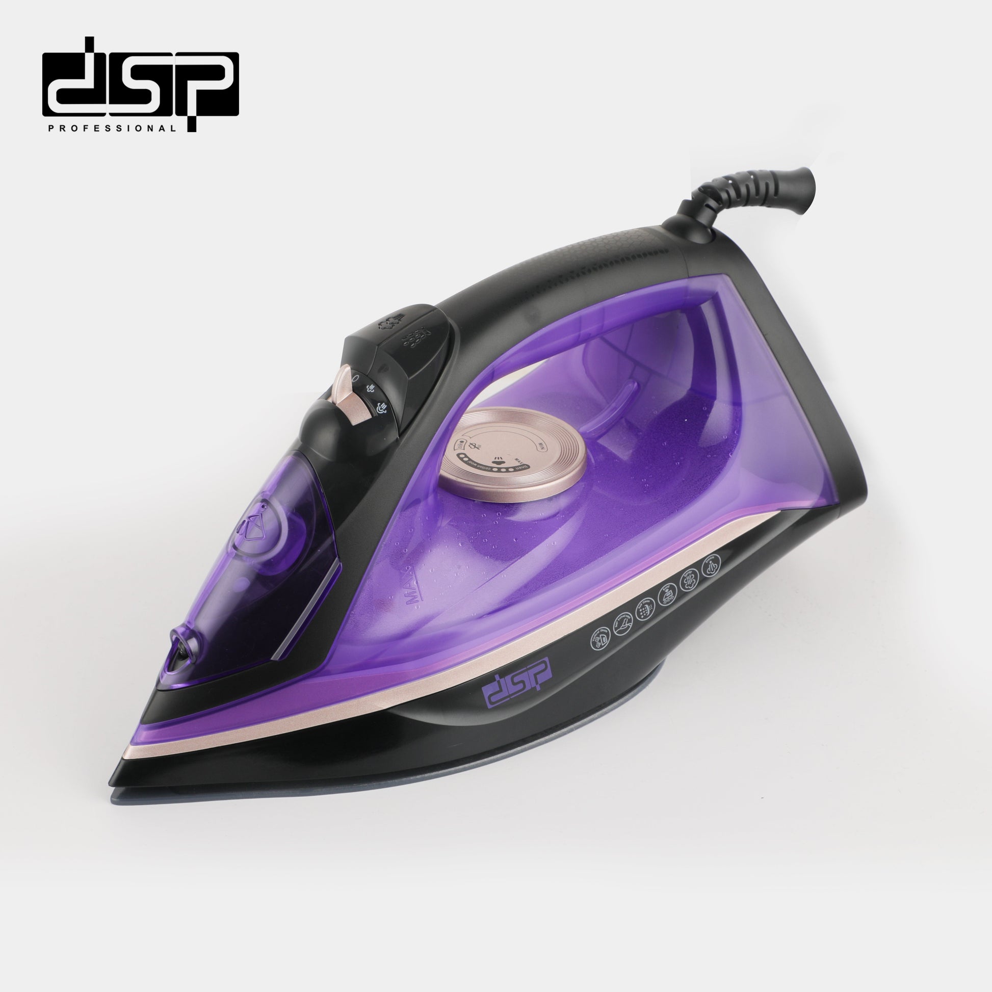 مكواة ملابس بخار DSP KD1352 – 2200 وات – سعة كبيرة وأداء قوي – صورة 5