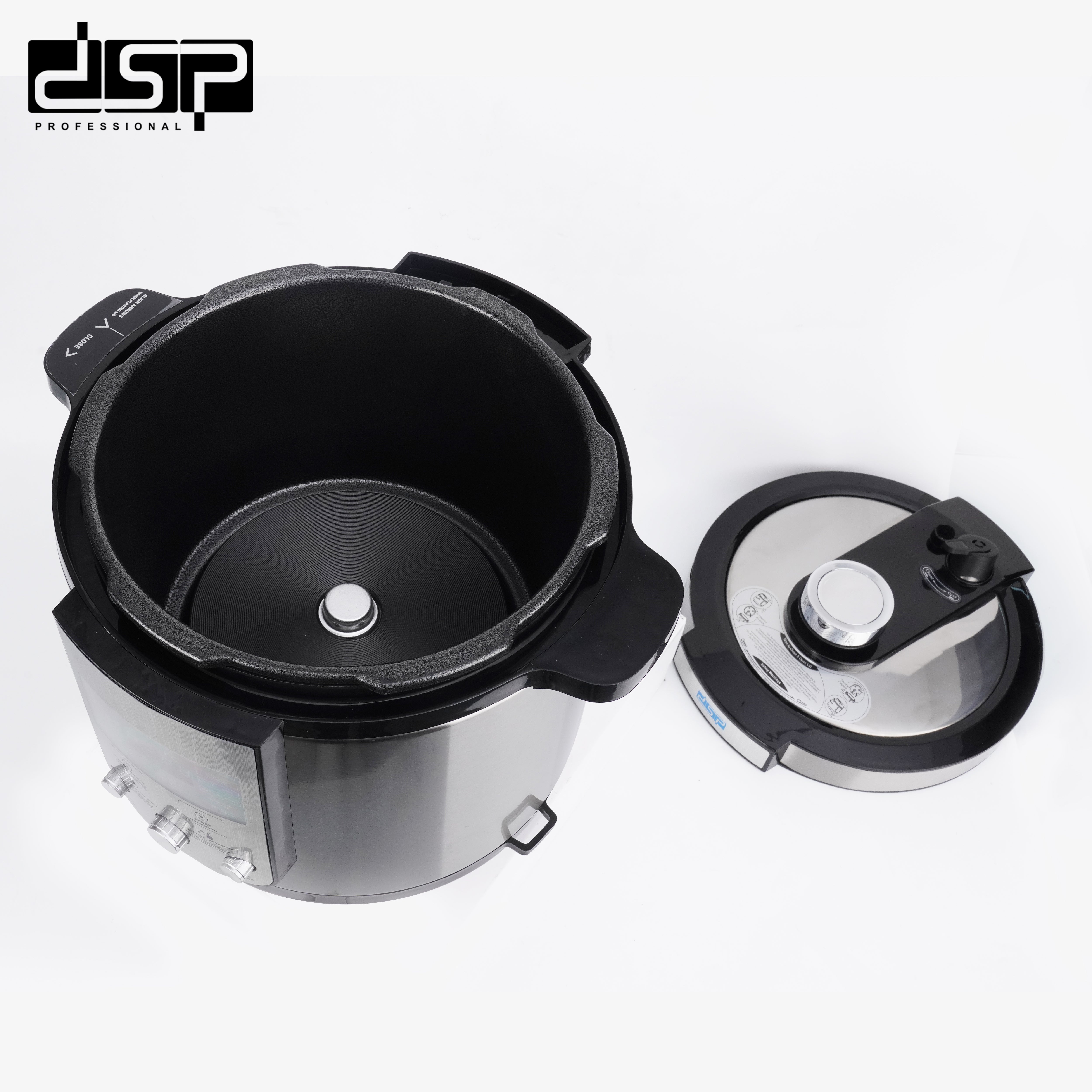 حلة ضغط كهربائية DSP KB5027 – 6 لتر – 1000 وات – 14 برنامج طهي