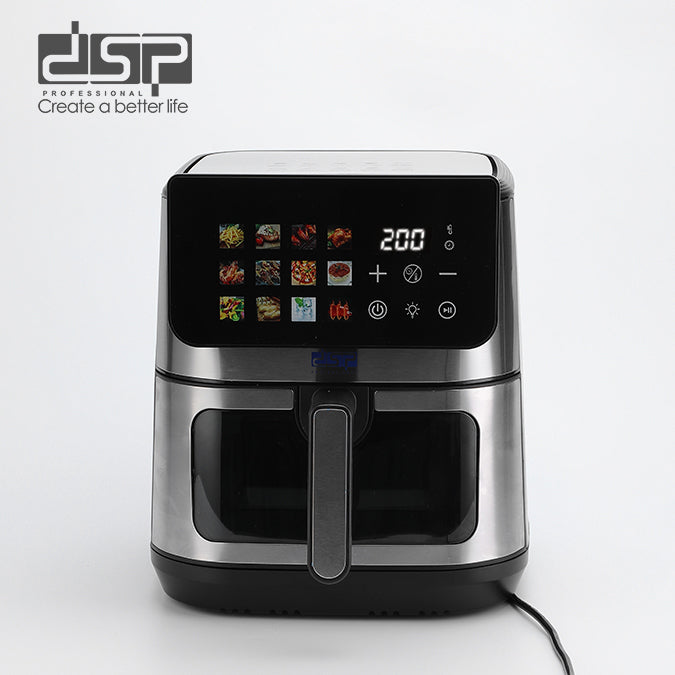 Air Fryer Color LED Touchscreen 8L Oil-Free Cooking 1600W | KB2194 | DSP | Image 3