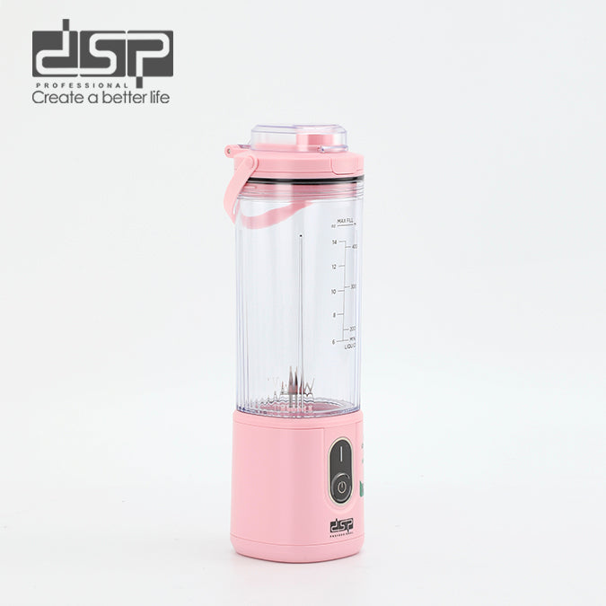 خلاط محمول DSP KJ2206 بقوة 110 وات – سعة 400 مل – 6 شفرات ستانلس ستيل – USB