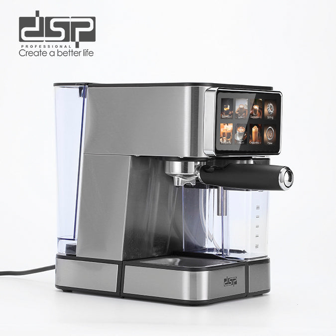 ماكينة إسبريسو ديجيتال 15 بار بشاشة LED – 1350 وات – DSP KA3149