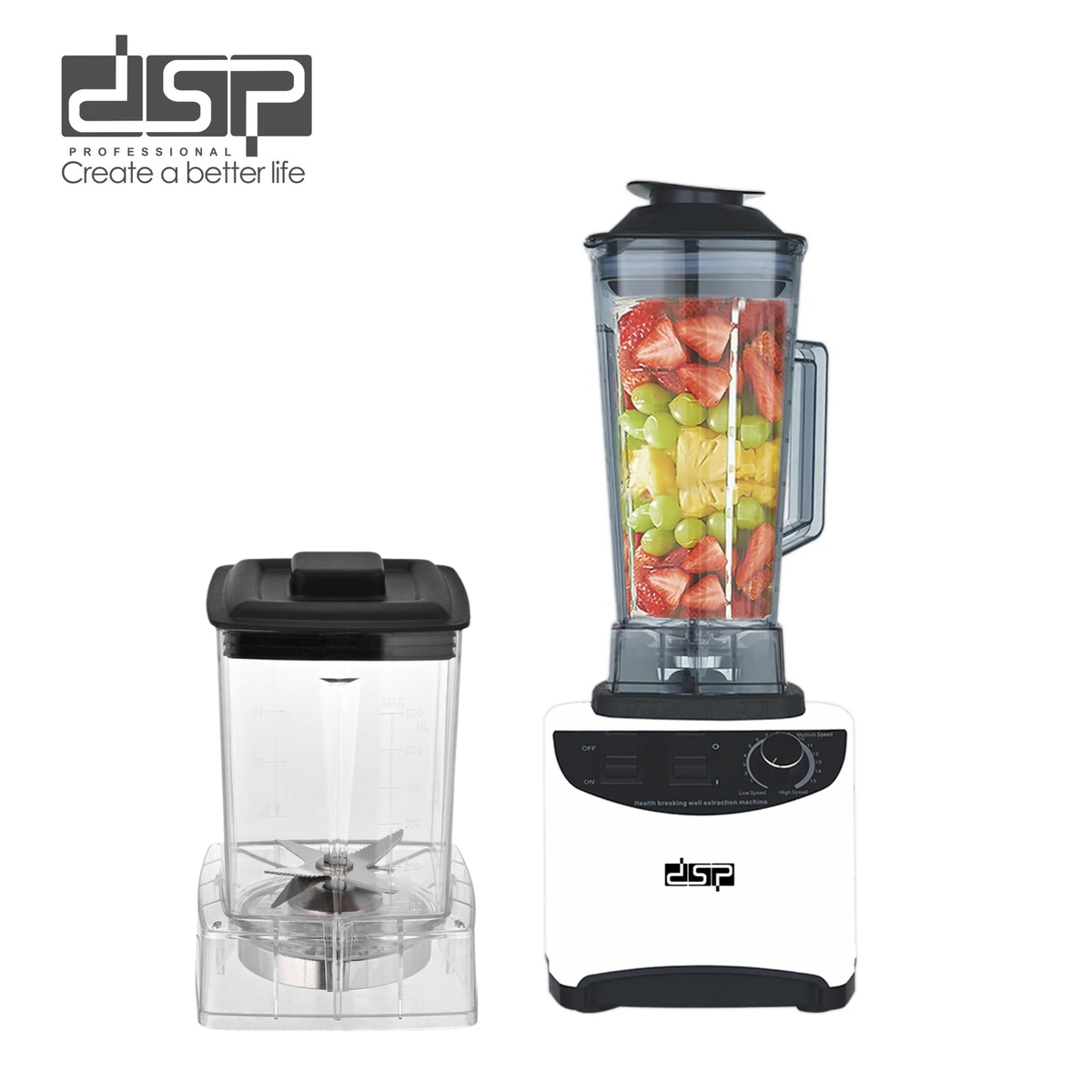 خلاط DSP KJ2099D – 15 سرعة وزر نبض