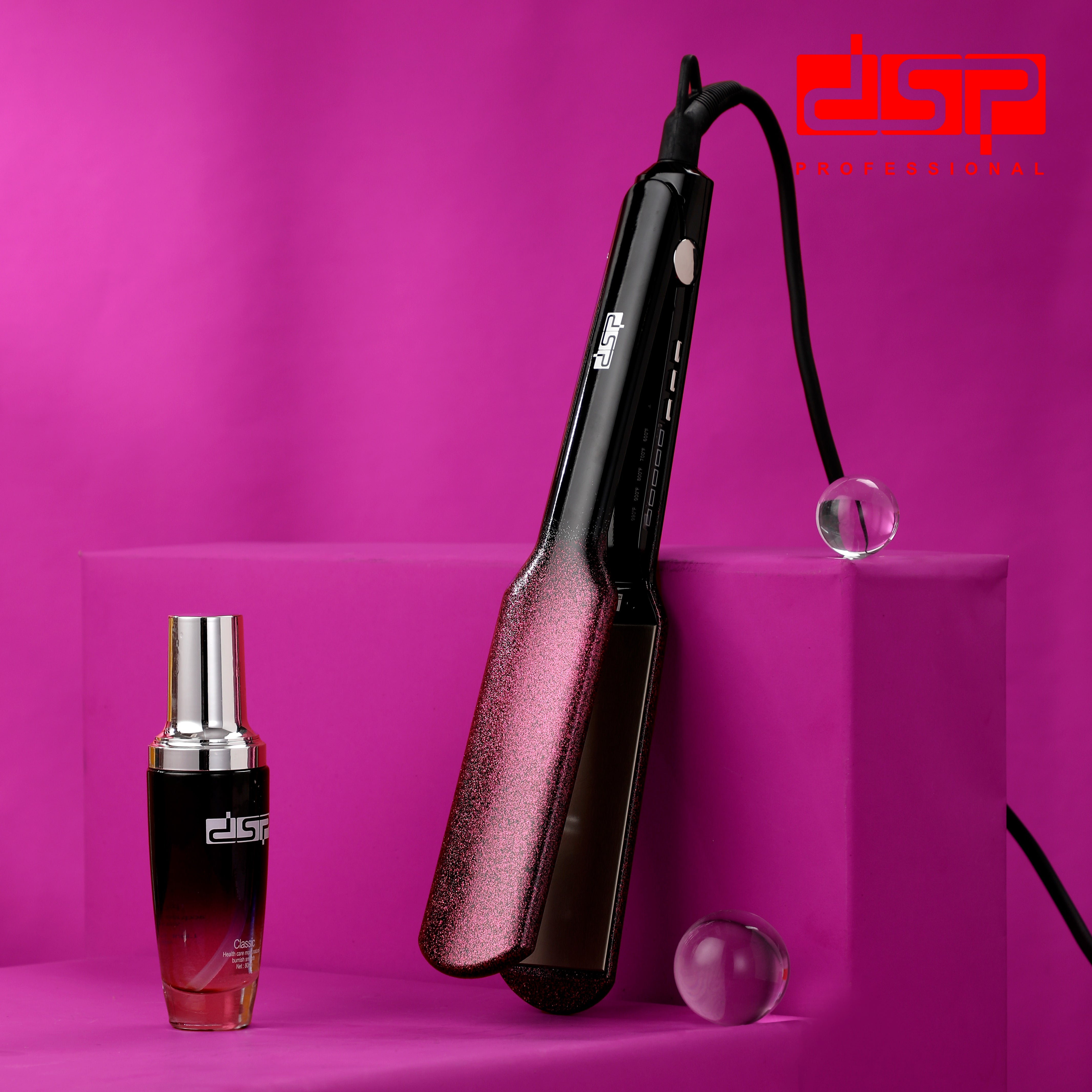 مكواة شعر زيت الأرجان الكلاسيكي – حرارة 990 فهرنهايت – DSP 10023 – صورة 5