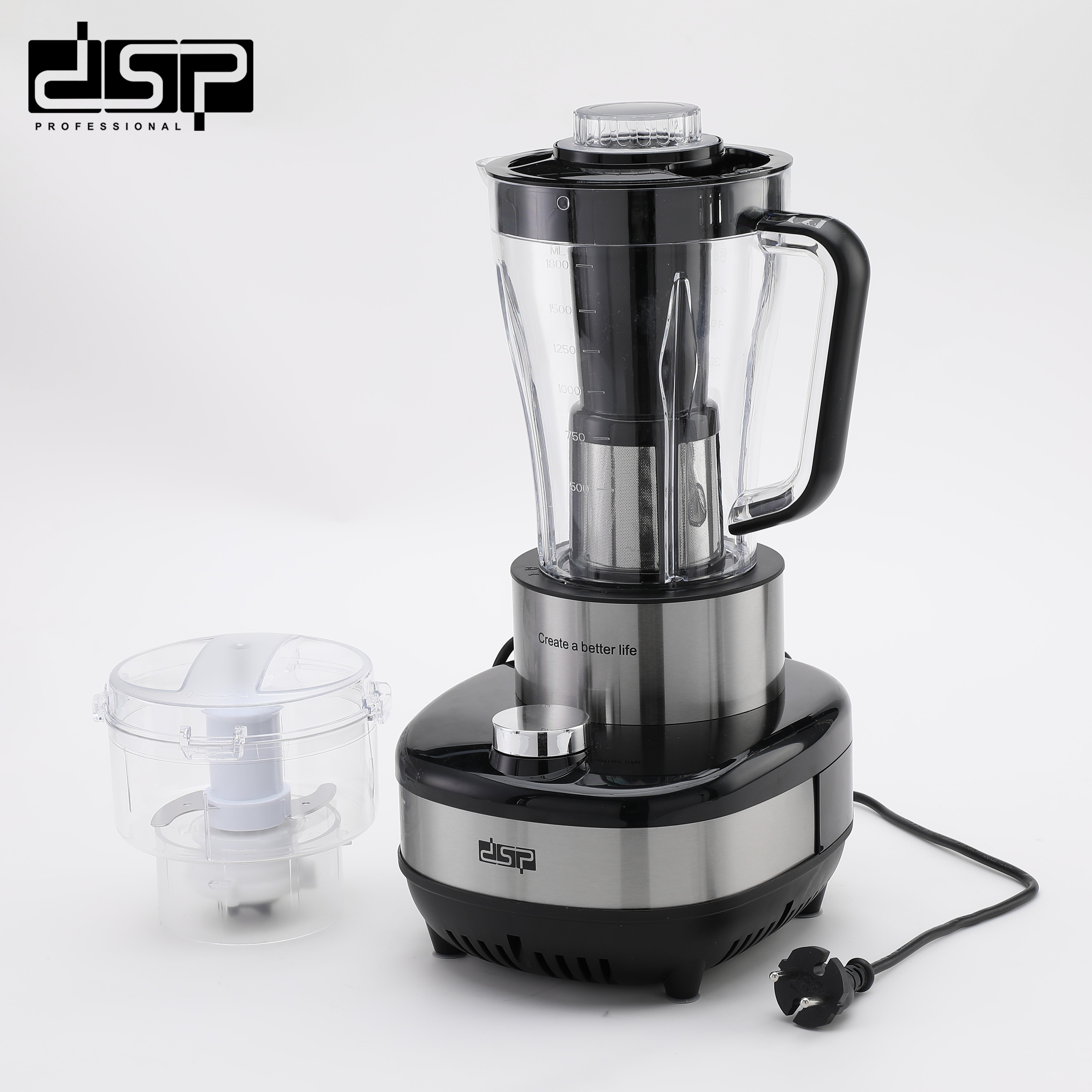 خلاط DSP KJ2177 – 6 في 1 – 1800 وات – 1.8 لتر