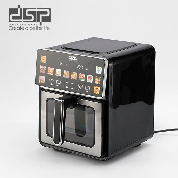 قلاية هوائية 6 لتر بنافذة شفافة – 1400 وات – شاشة لمس – DSP KB2205 – صورة 5