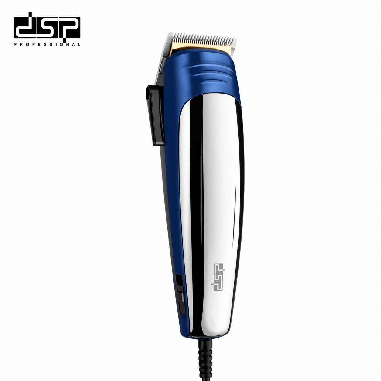 ماكينة حلاقة رجالي DSP 90157 – شفرة تيتانيوم بمحرك هادئ و4 أمشاط